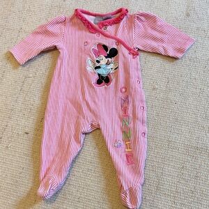 Vintage Disney Minnie Mouse Footie